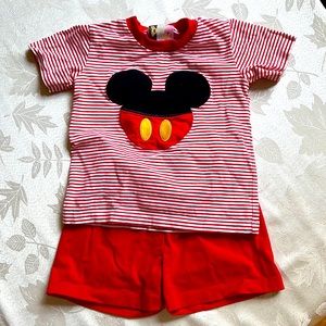 Mickey Mouse Toddler Boys Appliqué Shortset